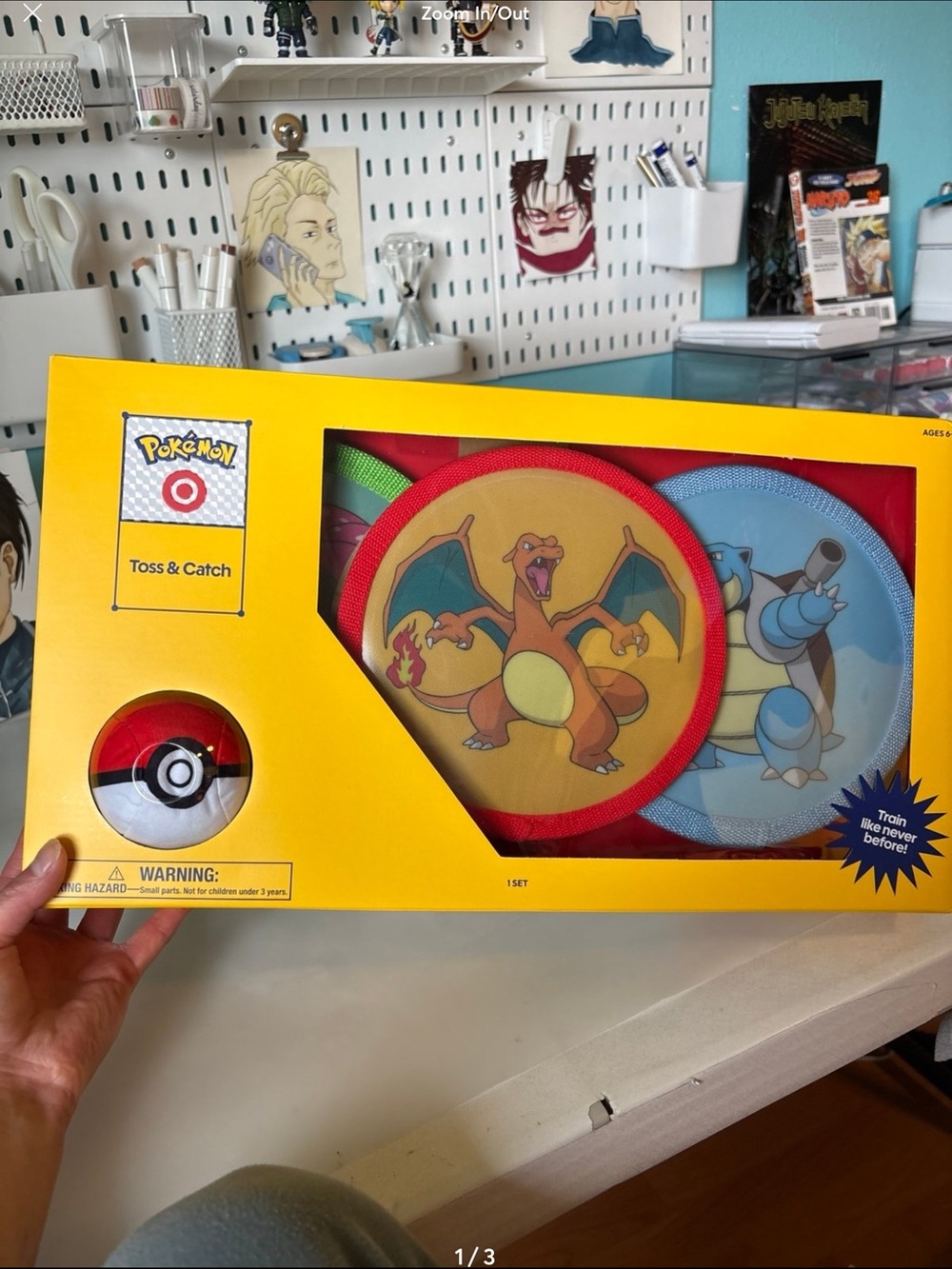 Pokemon x target Toss & Catch Set with Red, Yellow, Blue